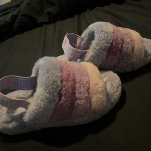 UGG Fluffy Multicolor Slippers